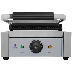 Royal Catering Kontaktgrilli 1800 W, uritetut emailloidut levyt