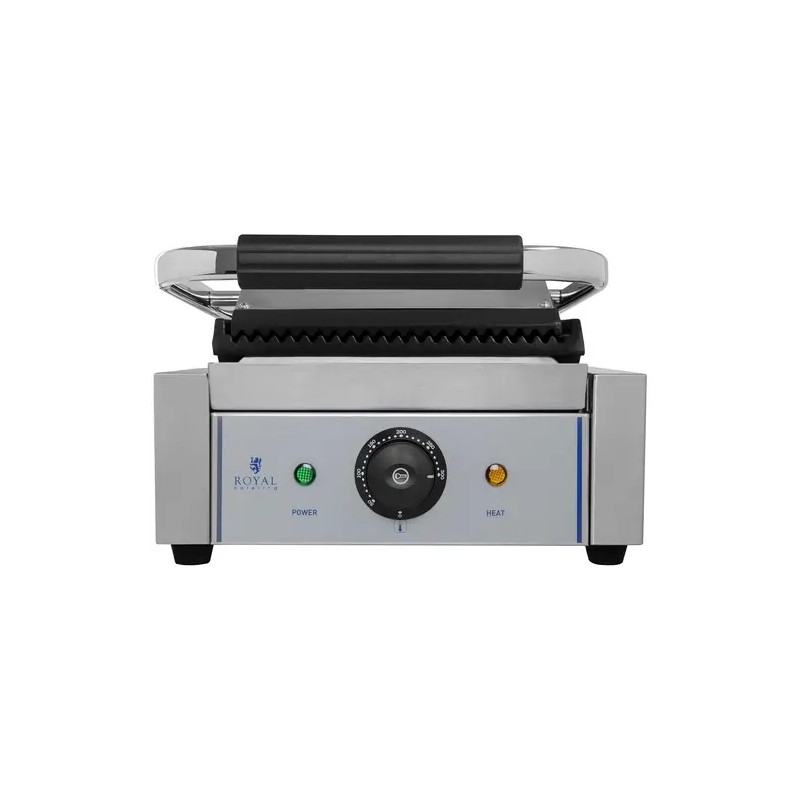Royal Catering Kontaktgrilli 1800 W, uritetut emailloidut levyt