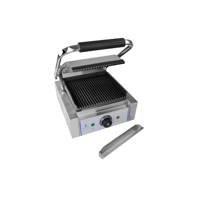Royal Catering Kontaktgrilli 1800 W, uritetut emailloidut levyt