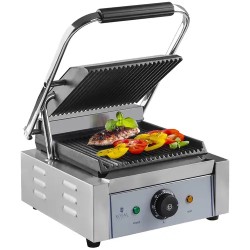 Royal Catering Kontaktgrilli 1800 W, uritetut emailloidut levyt
