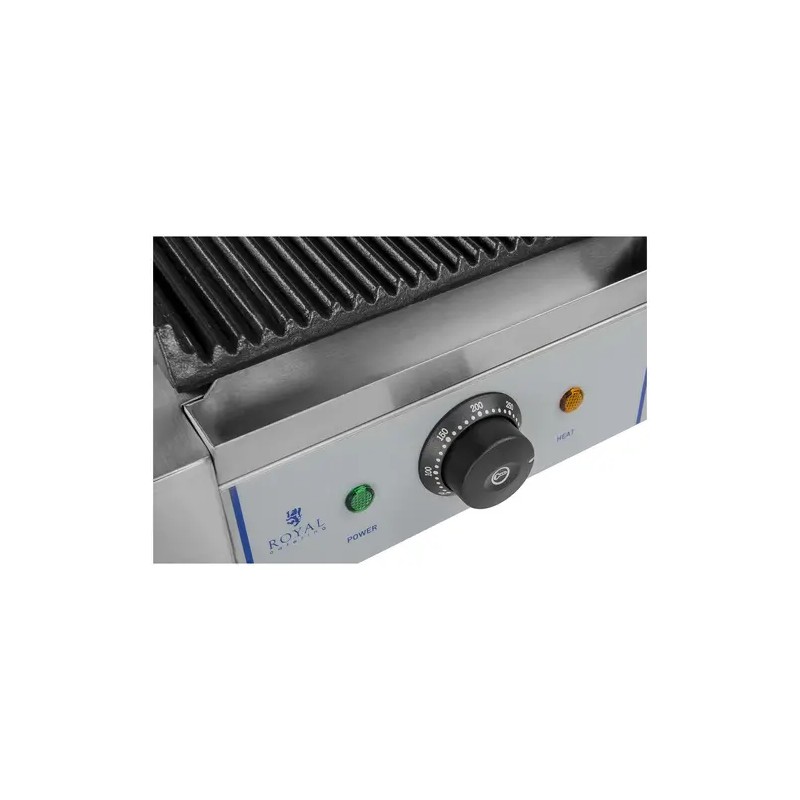 Royal Catering Kontaktgrilli 1800 W, uritetut emailloidut levyt