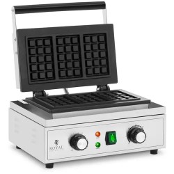 Royal Catering belgialainen vohleirauta 1500 W 3 vohelia 50 300 C