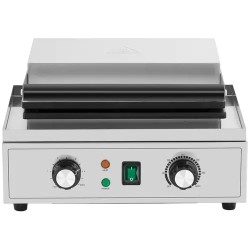 Royal Catering belgialainen vohleirauta 1500 W, 3 vohelia, 50-300 °C