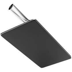 Physa FR-4 jalkatuki kampaamoon, ruostumaton teräs, 35 cm, pyöreä