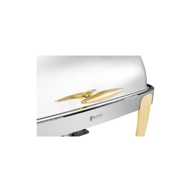 Royal Catering Chafing Dish ruoanlämmitin GN 1/1 9 l rullakannella