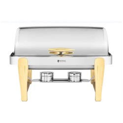 Royal Catering Chafing Dish ruoanlämmitin GN 1/1 9 l rullakannella