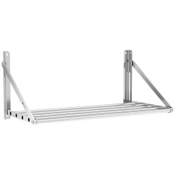 Royal Catering RC TFWH8045 taitettava seinähylly ruostumaton teräs 80 x 45 cm