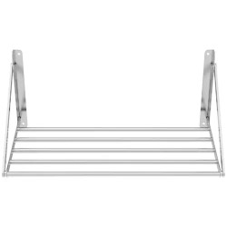 Royal Catering RC-TFWH8045 taitettava seinähylly ruostumaton teräs 80 x 45 cm