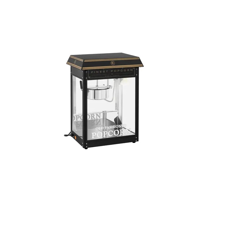 Royal Catering Popcornkone 1500 W 5 kg/h musta ja kulta