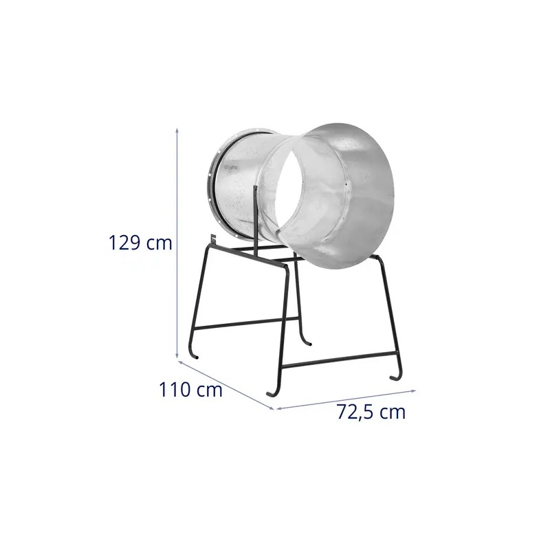 Joulukuusen pakkaussuppilo Ø 70/60 cm sinkitty teräs