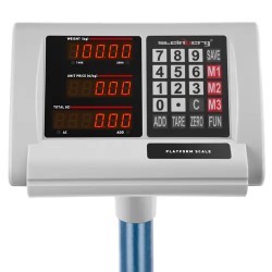 Steinberg Systems SBS-PF-100/10B alustavaaka 100 kg / 0,01 kg 40 x 30 cm taitettava LED