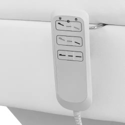 Sähköinen kosmetiikkasänky Physa San Marino White, 3 moottoria, 300 W, 203 x 62 x 64-86 cm, valkoinen