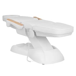 Sähköinen kosmetiikkasänky Physa San Marino White, 3 moottoria, 300 W, 203 x 62 x 64-86 cm, valkoinen