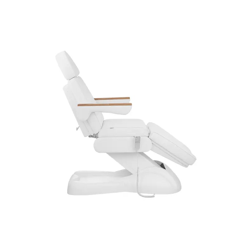 Sähköinen kosmetiikkasänky Physa San Marino White, 3 moottoria, 300 W, 203 x 62 x 64-86 cm, valkoinen