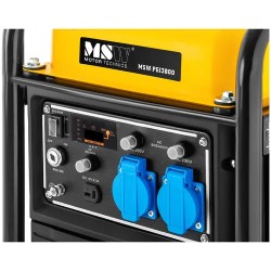 Invertterigeneraattori 3800 W 230 V AC / 12 V DC bensiinimoottorilla ja vetokäynnistyksellä