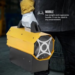MSW kaasulämmitin 20 kW, 450 °C, 320 m³/h, jopa 160 m²