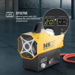 MSW kaasulämmitin 20 kW, 450 °C, 320 m³/h, jopa 160 m²