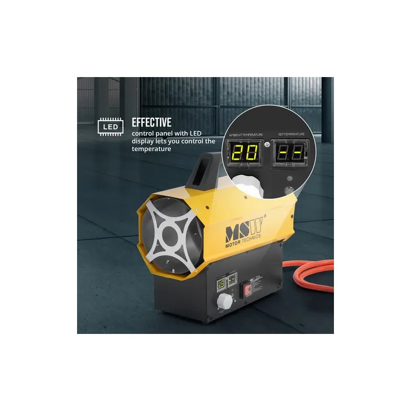 MSW kaasulämmitin 20 kW, 450 °C, 320 m³/h, jopa 160 m²