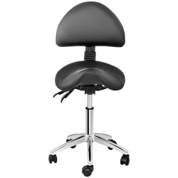 Satulatuoli Berlin Black, korkeus 55-69 cm, kantavuus 150 kg, musta