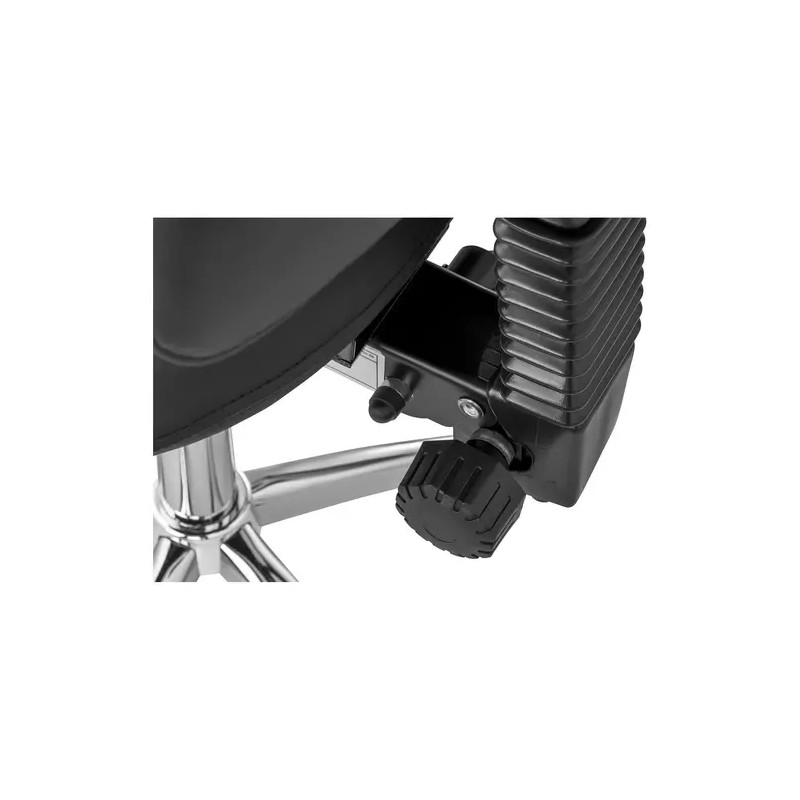 Satulatuoli Berlin Black, korkeus 55-69 cm, kantavuus 150 kg, musta