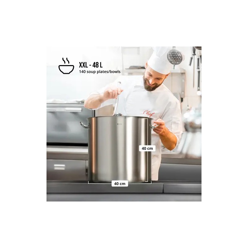 Royal Catering RCST-50E induktiokattila 48 l Ø 40 cm