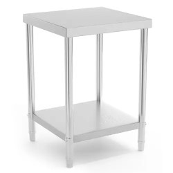 Royal Catering ruostumaton teräspöytä 60 x 60 cm RCAT 60 60 NW 250 kg