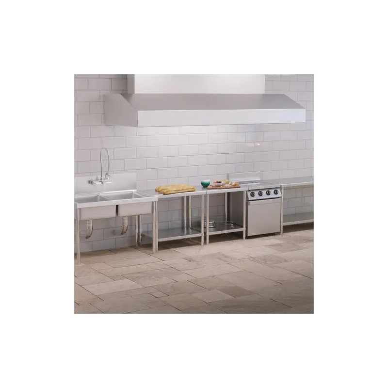 Royal Catering ruostumaton teräspöytä 60 x 60 cm RCAT-60/60-NW 250 kg