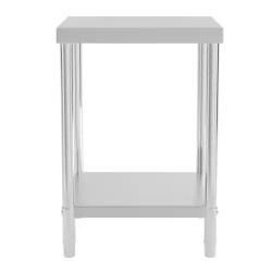 Royal Catering ruostumaton teräspöytä 60 x 60 cm RCAT-60/60-NW 250 kg