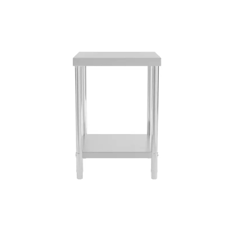 Royal Catering ruostumaton teräspöytä 60 x 60 cm RCAT-60/60-NW 250 kg