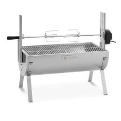 Royal Catering Rotisserie hiiligrilli moottorilla 15 kg vartaan pituus 82 cm ruostumaton teräs