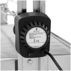 Royal Catering Rotisserie-hiiligrilli moottorilla 15 kg, vartaan pituus 82 cm, ruostumaton teräs