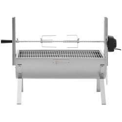 Royal Catering Rotisserie-hiiligrilli moottorilla 15 kg, vartaan pituus 82 cm, ruostumaton teräs