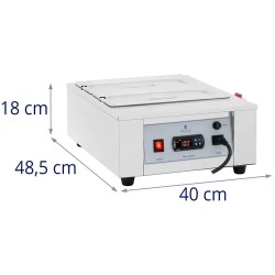 Royal Catering suklaasulatin 2 x 3,2 l, 1500 W, max 100 °C