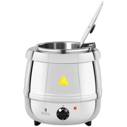 Royal Catering sähkökäyttöinen keittokattila 10 l, 400 W, ruostumaton teräs