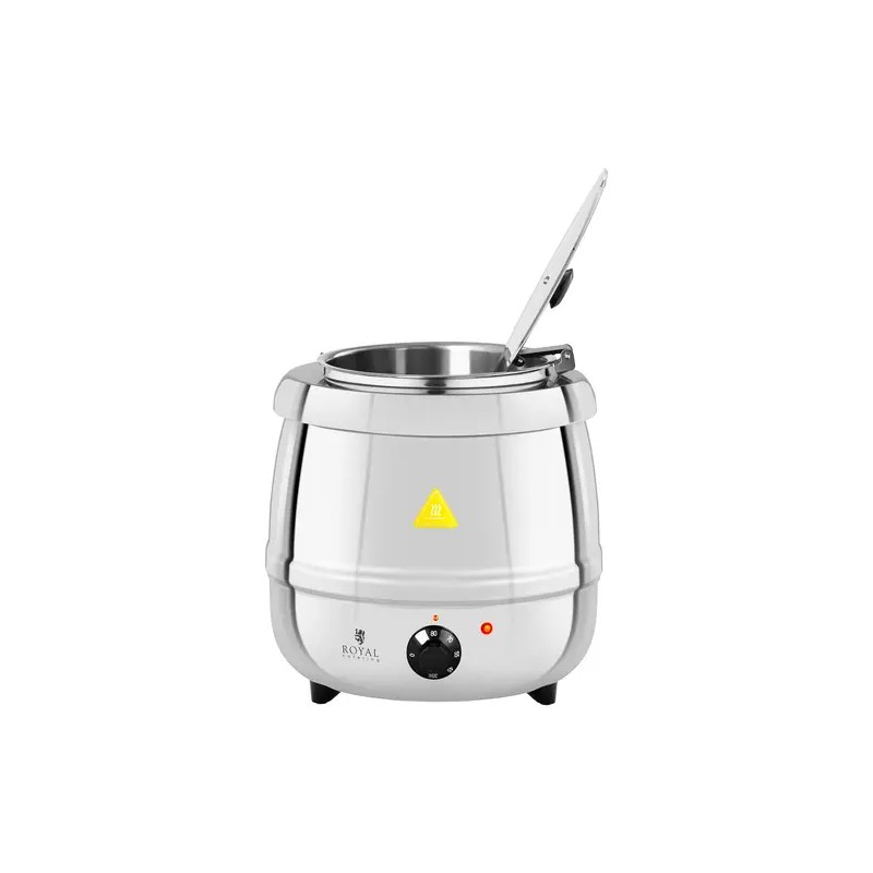 Royal Catering sähkökäyttöinen keittokattila 10 l, 400 W, ruostumaton teräs