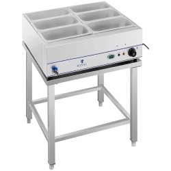 Bain-Marie vesihaude 2000 W, 6 x 1/3 GN-astia, alusta ja tyhjennyshana