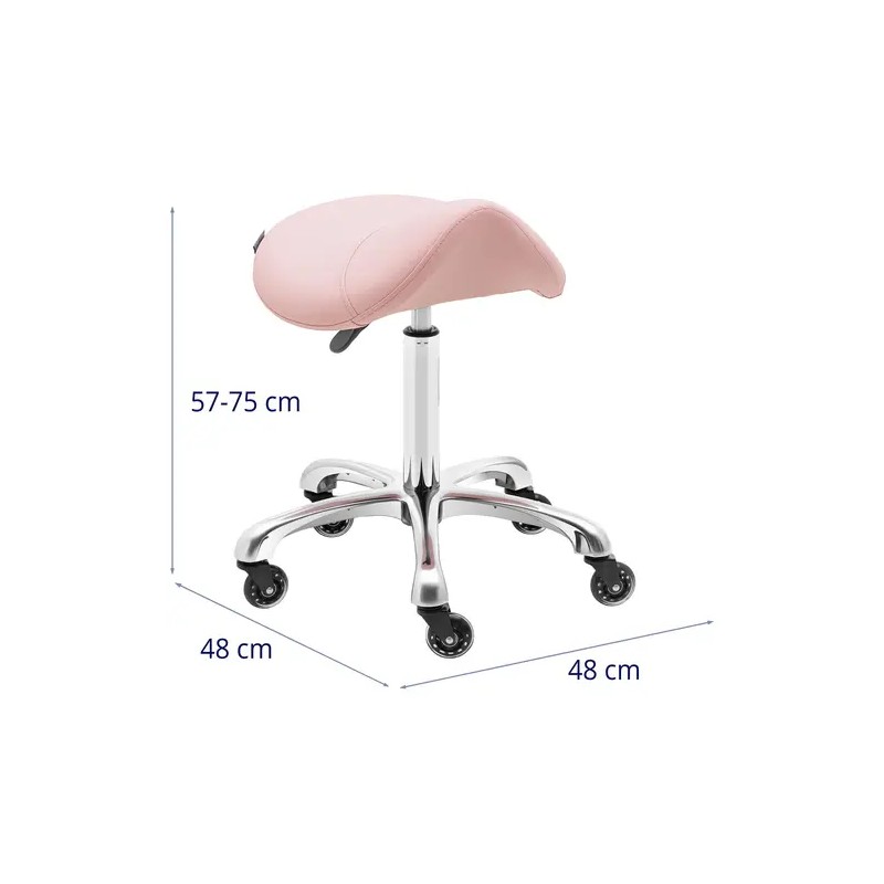 Satulajakkara 57–75 cm 150 kg vaaleanpunainen