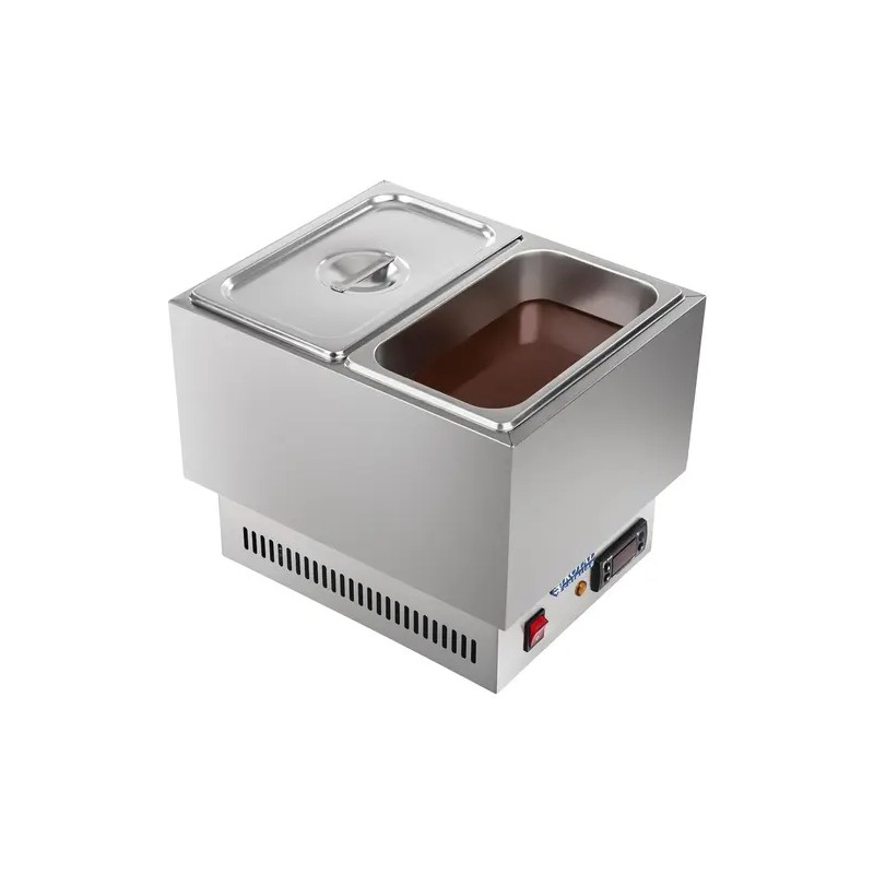Royal Catering suklaan sulatuslaite, 2 kpl GN 1/4 -astiaa, 100 °C