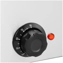 Royal Catering Bain Marie - 600 W - GN 1/1 - poistoventtiilillä