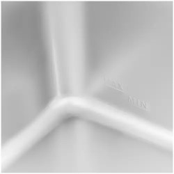 Royal Catering Bain Marie - 600 W - GN 1/1 - poistoventtiilillä