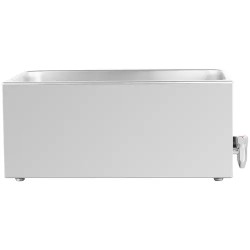 Royal Catering Bain Marie - 600 W - GN 1/1 - poistoventtiilillä