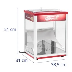 Royal Catering Nacho-lämmitin 45 l LED-valaistuksella