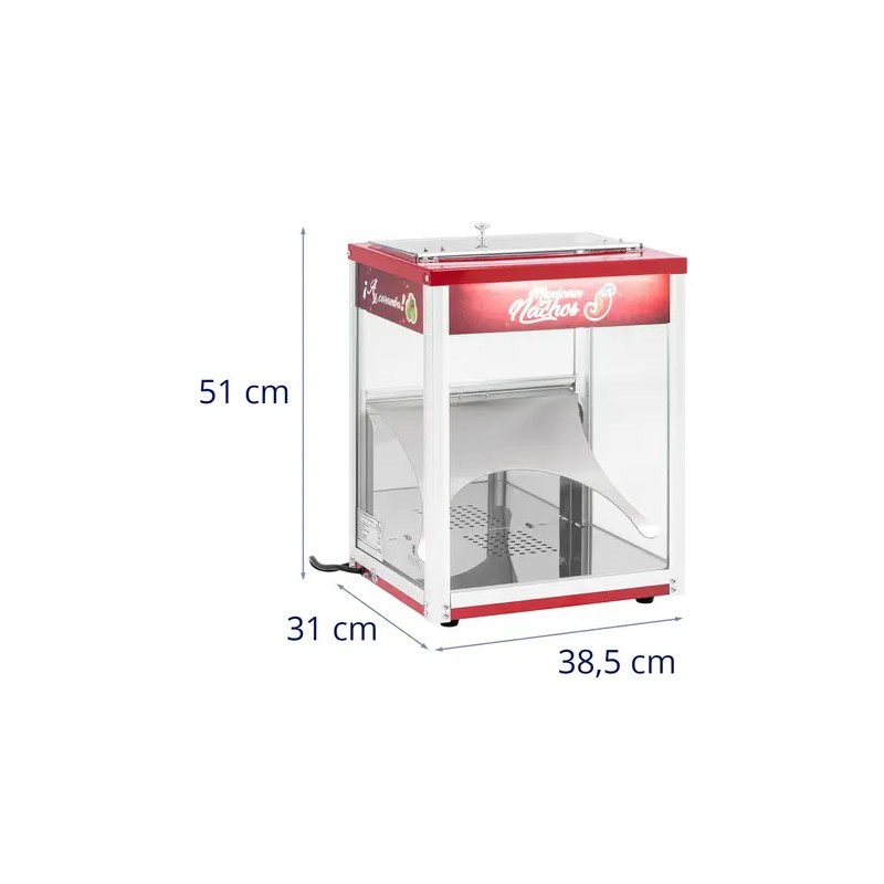 Royal Catering Nacho-lämmitin 45 l LED-valaistuksella