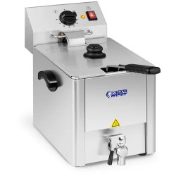 Royal Catering sähkökäyttöinen friteerausallas 13 l 3250 W E G O termostaatilla