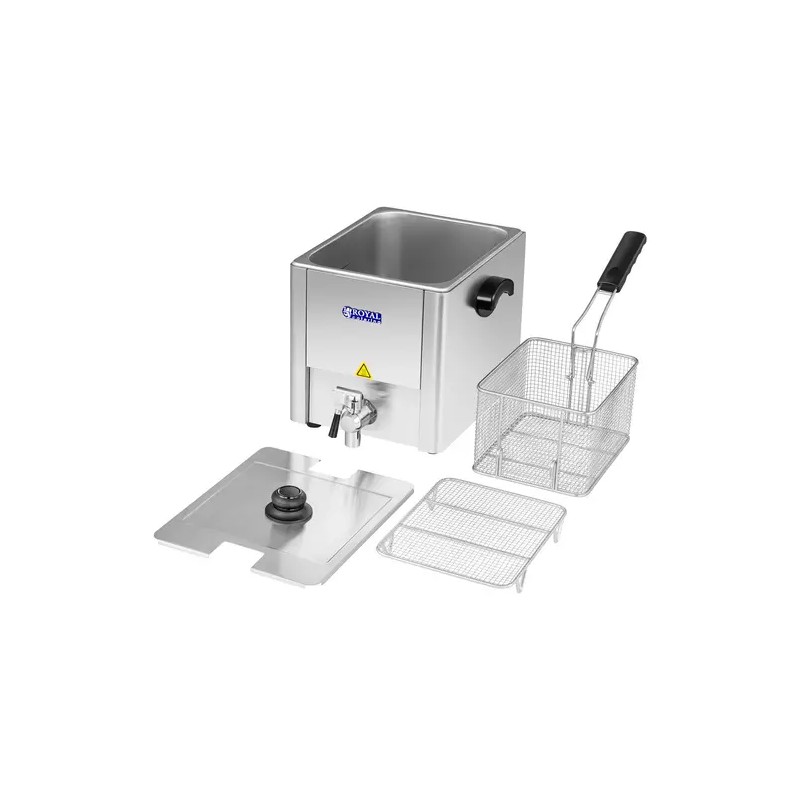 Royal Catering sähkökäyttöinen friteerausallas 13 l 3250 W E.G.O.-termostaatilla