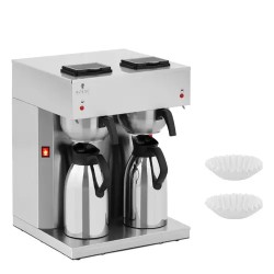 Royal Catering suodatinkahvinkeitin 2 x 2 l termoskannuilla