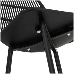 Fromm & Starck STAR_SEAT_09 tuoli, 4 kpl, musta, max 150 kg