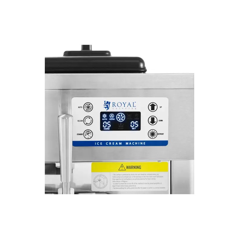 Royal Catering pehmeän jäätelön kone 20 l/h 1670 W esijäähdytyksellä