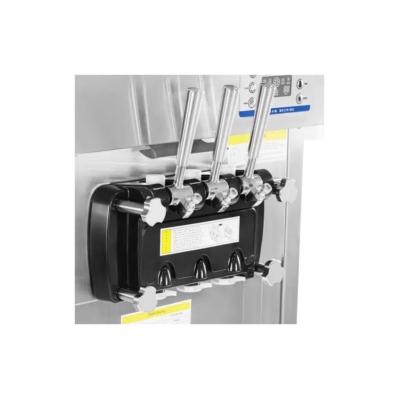 Royal Catering pehmeän jäätelön kone 20 l/h 1670 W esijäähdytyksellä
