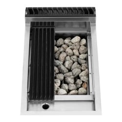 Royal Catering Lavakivigrilli 8 kW 50-460 °C LPG/maakaasu